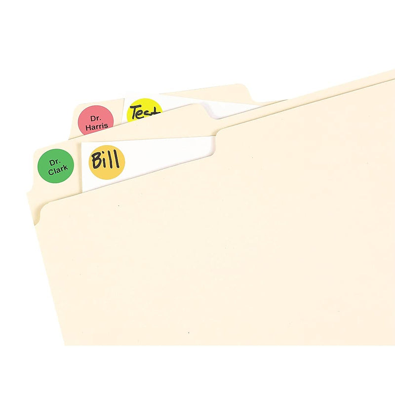 Identification Dot, Removable, 4x6 Sheet, 3/4" ., Assorted Neon, 1000/Pack AVE05474