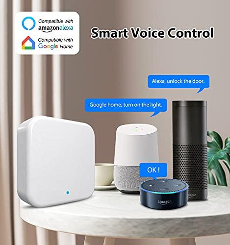 Keyless Entry Electronic Smart Door Lock Smart Gateway/Smart Bridge,Bluetooth Lock Wi-Fi Gateway/CATCHFACE Wi-Fi Hub for TT Lock APP Smart Bluetooth Lock to Reach for Remote Control(G2)