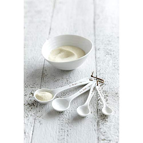 Portmeirion Sophie Conran White Measuring Spoons,Set of 4