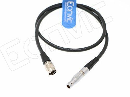 Eonvic 2 pin to 4 pin Hirose Power Cable for ARRI Teradek Bolt (Straight) straight