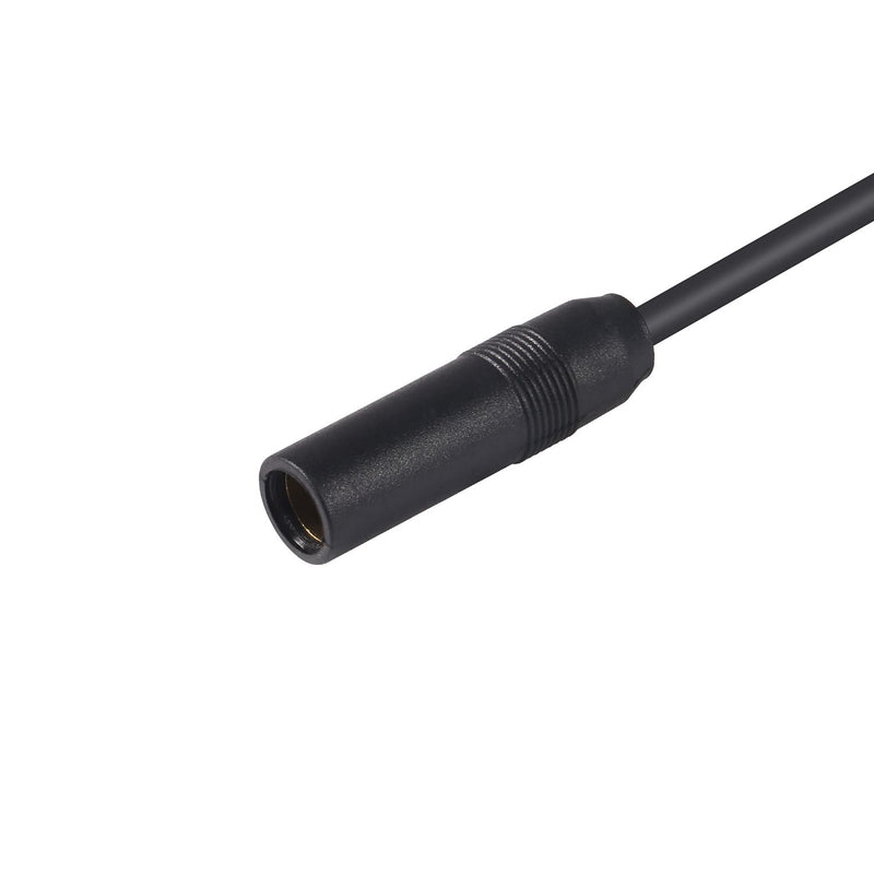 Car Radio Antenna Extension Cable FM AM Radio Car Antenna 19.6inch Extension Cord DIN Plug Connector Universal Coaxial Cable Adaptor for Vehicle Truck Car Stereo Head Unit CD Media Receiver Player 0.5M