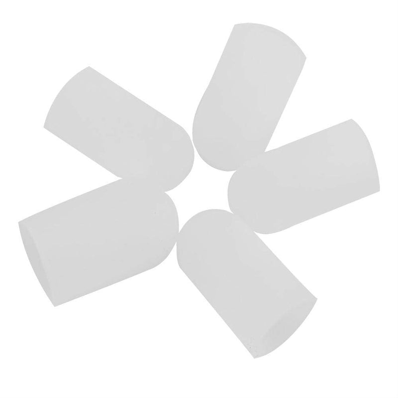 5pcs Silicone Finger Protector Thumbs Cover Fingertip Gloves for Heat Cooking Baking Barbecue B