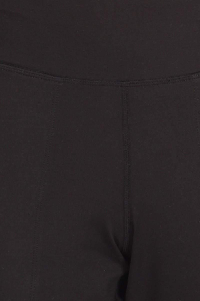 Leggings Depot Women's Printed Solid Activewear Jogger Track Cuff Sweatpants Activeflex Slim-fit Jogger-black Small