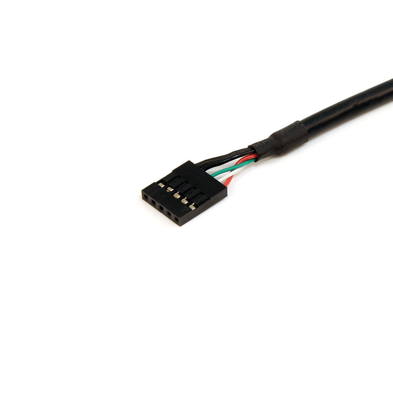 (2 Pack) Tekit Internal 5-Pin USB IDC Motherboard Header Male to Female M/F Extension Cable 3ft/1m (Male to Female)