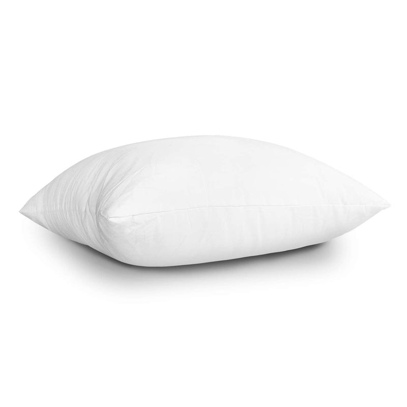 Edow Throw Pillow Inserts, Set of 2 Lightweight Down Alternative Polyester Pillow, Couch Cushion, Sham Stuffer, Machine Washable. (White, 12x12) White