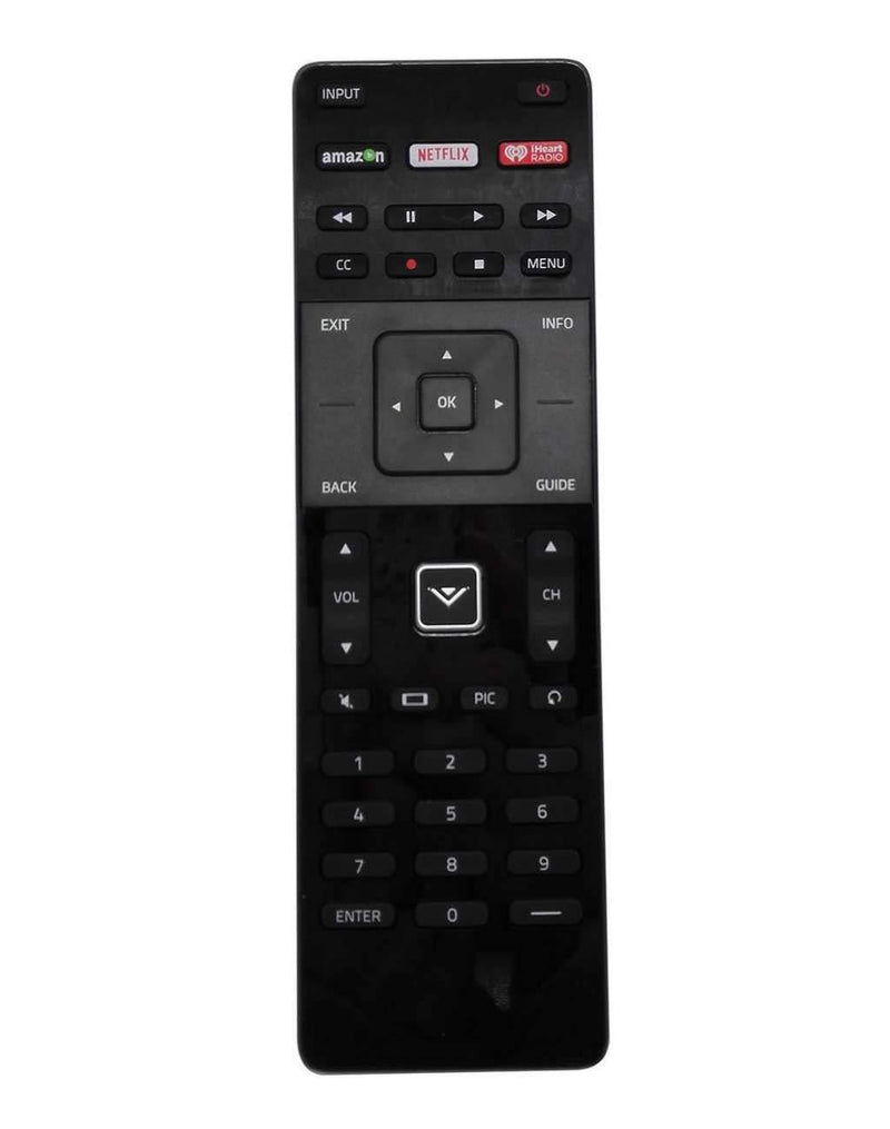 Vizio XRT122 TV Remote for E Series Models Black