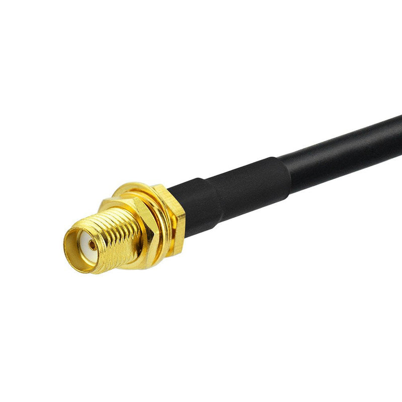 Bingfu Ham Radio Antenna Adapter SMA Female to UHF SO239 Female RG58 Coaxial Jumper Cable 1m 3 feet for Handheld Ham Two Way Radio Walkie Talkie Kenwood Wouxun Baofeng BF-F8HP UV-5R UV-82 BF-888S GT-3 3.3 feet / 1m Cable