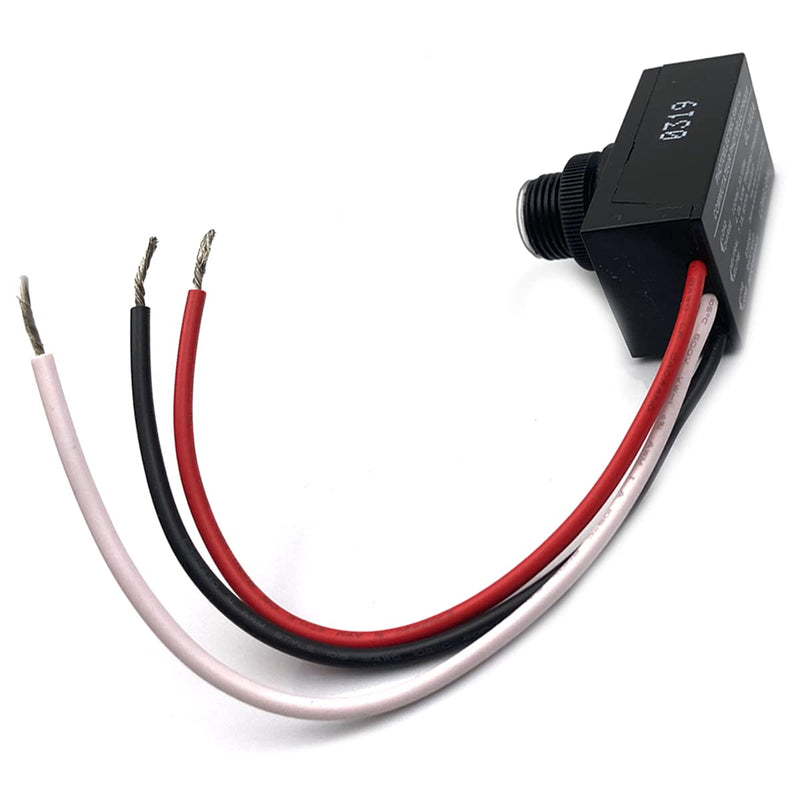 Kiro&Seeu Photoelectric Switch,Light Control Sensor Button Switch,120V AC Outdoor Hard-Wired Post Eye Light Control, Dusk to Dawn Sensor,with Automatic Illumination Detection Circuit