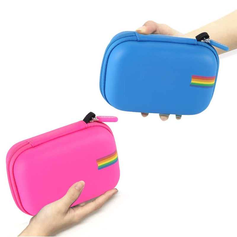 Leayjeen Camera Case Compatible with Seckton,GKTZ,VATENIC,OZMI,PROGRACE,Nine Cube,Rindol,LC-dolida,Desuccus and More Digital Kid Camera Toy Gift - 2-10 Year-Old Girl and boy Birthday Gift(Case Only) Pink