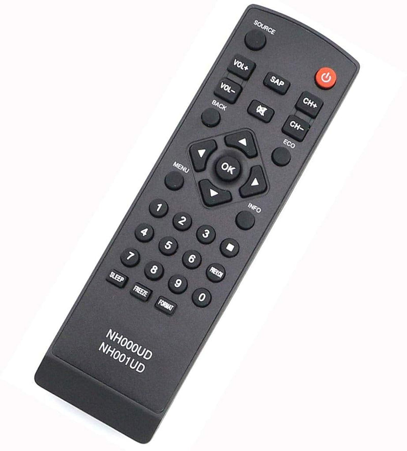Smartby NH000UD NH001UD Remote Control Compatible with Emerson Sylvania LC320EM2 RLC320EM LC320EM1 CLC320EM2F CLC401EM2F LC190EM1 LC190EM2 LC220EM1 LC220EM2 LC260EM1 LC260EM2 LC260EM2A