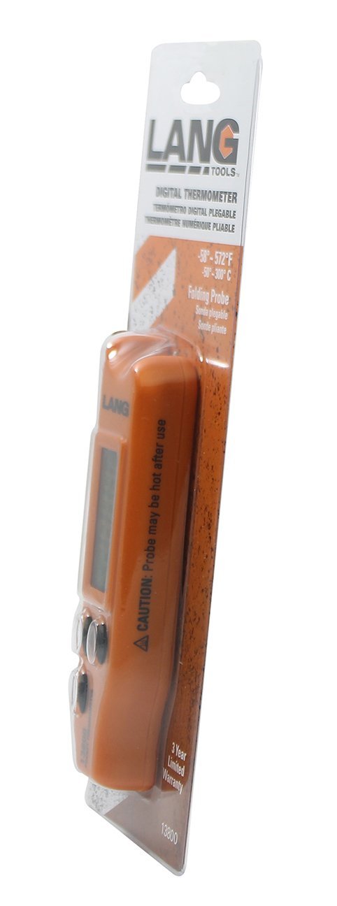 Lang Tools 13800 Digital Pocket Thermometer, Black