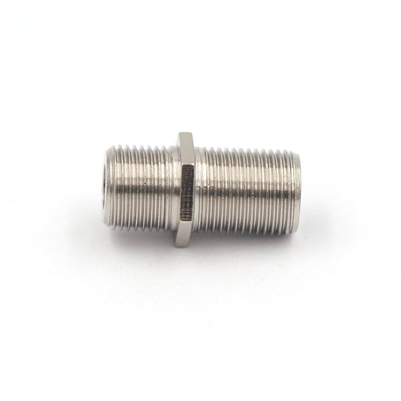 VCE 3GHz Coaxial Cable Connector, RG6 Coax Cable Extender F-Type Nickel Plated Adapter Female to Female for TV Cables, 5 Pack