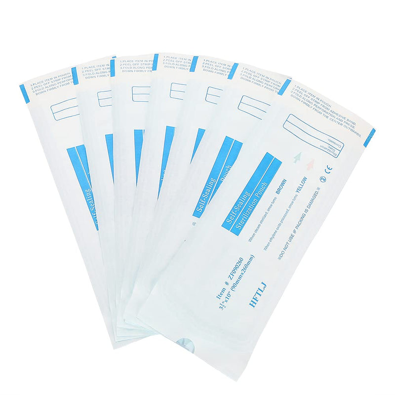 200 pieces/box automatic sterilization bag for tooth sterilization, 90 * 260 mm sterilization bag, autoclave bag for cleaning dental tools