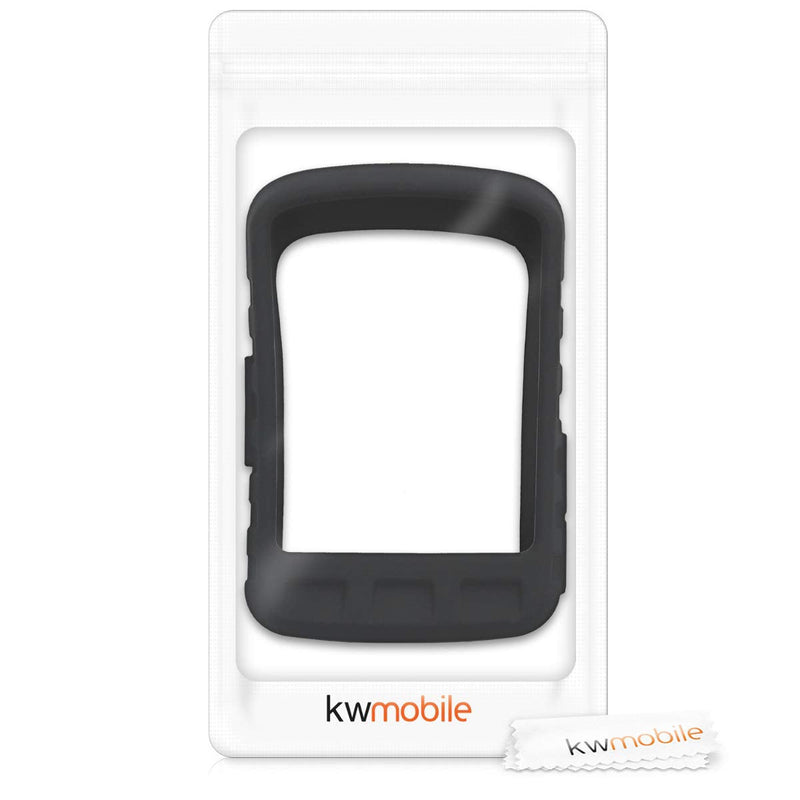 kwmobile Case Compatible with Wahoo Elemnt Roam - Case Soft Silicone Bike GPS Protective Cover - Black