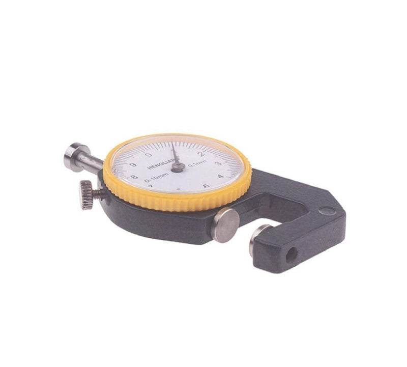 Driak 0-10mm dial Thickness Meter Gauge 0.1mm Depth Tester for Paper Film Leather Thickness Measuring Tool