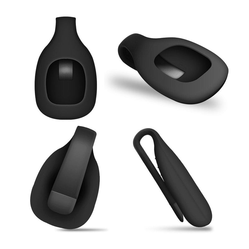 EverAct Clip Holder Compatible with Fitbit Zip (Set of 4) 4 Pack:BLACK WHITE BLUE GREEN