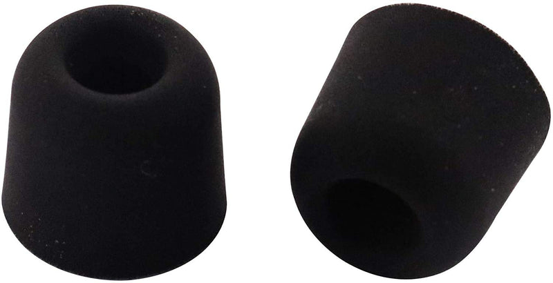 ALXCD Foam Ear Tips Replacement with 4.0mm Connect Hole, Medium Size 4 Pairs Soft Memory Foam Earbud Tips, Fit for Most in-Ear Headphones, Foam, Black M