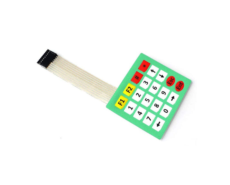 4Pcs 4x5 Keys Matrix Array 20 Key Keypad Membrane Switch Control Panel for Arduino