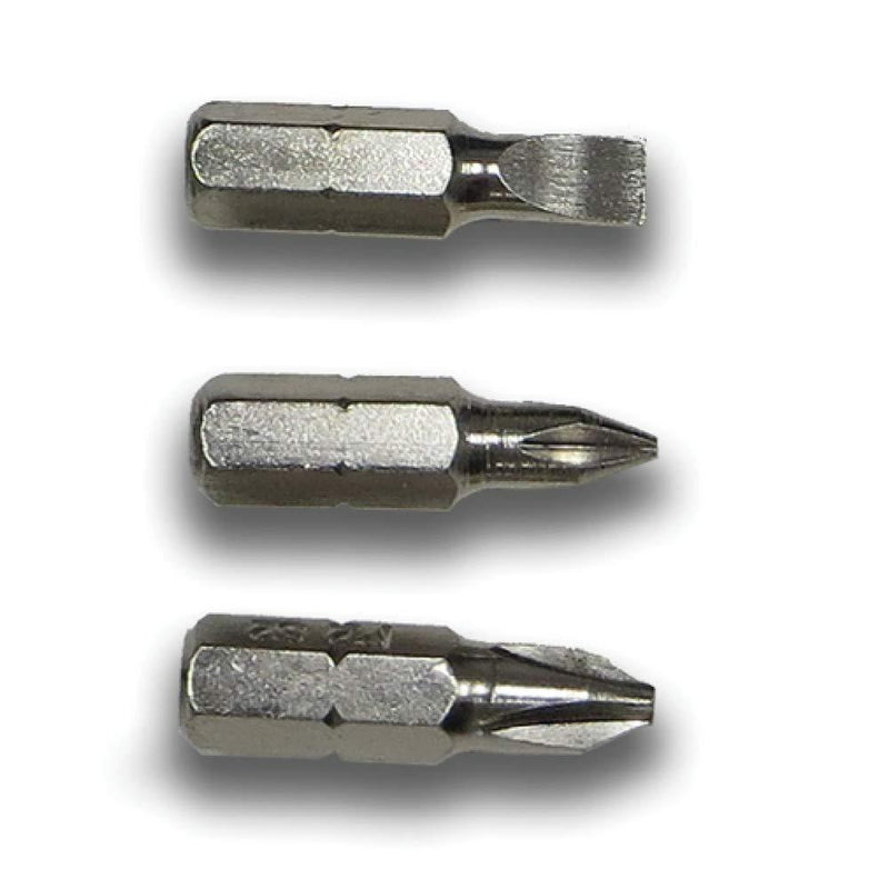 ALLWAY 5-in-1 Shockproof Screwdriver with 4 Bits 1 Pack