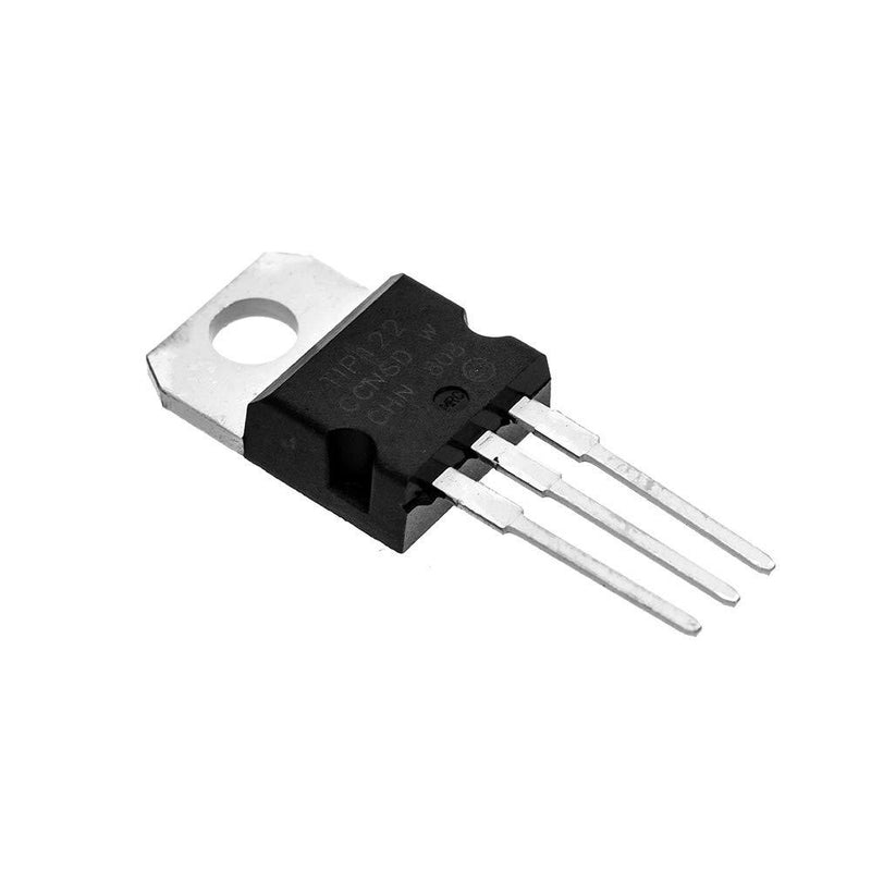 Bridgold 20pcs TIP122 TO-220 NPN Darlington Bipolar Power Transistor, 5 A 100 V HFE:1000, 3-Pin