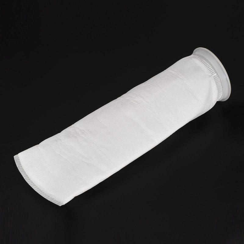 PATIKIL 4" Ring Filter Socks 1 Micron Mesh Pocket Swimming Pool Skimmer White