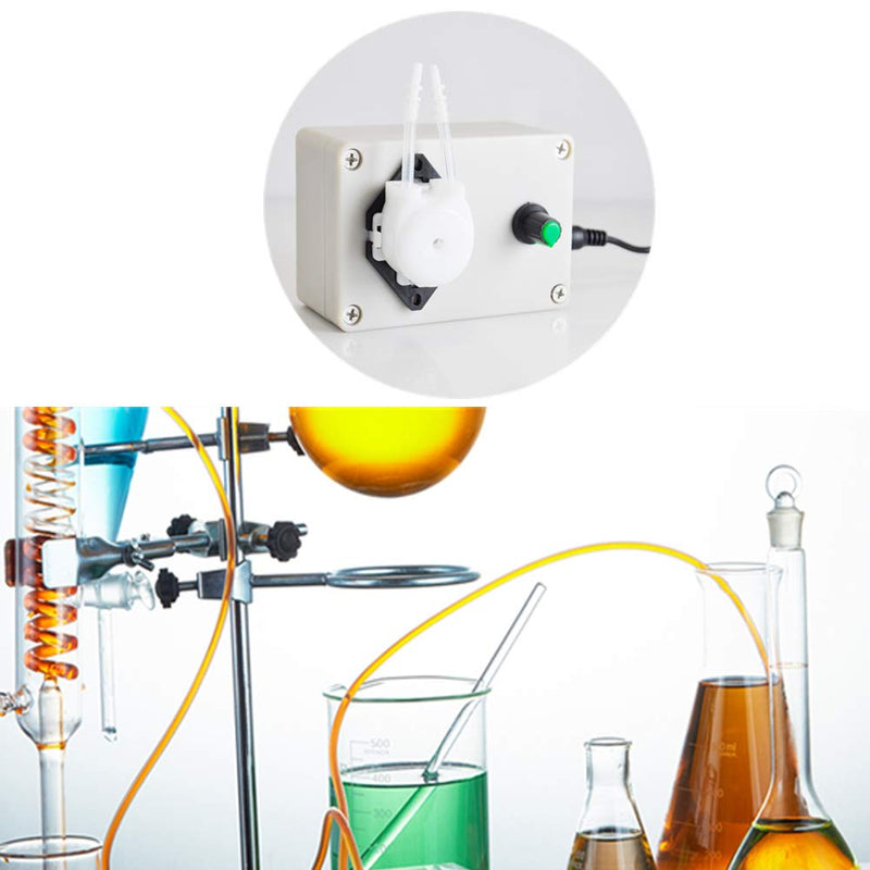Gikfun 12V Adjustable Peristaltic Dosing Pump Liquid Metering Pump with Adapter for Aquarium Lab Analytical EK1960