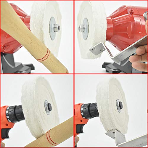 2 x 6" 70 Layer Polishing Disc for Sander Spiral Stitched Mirror Cotton