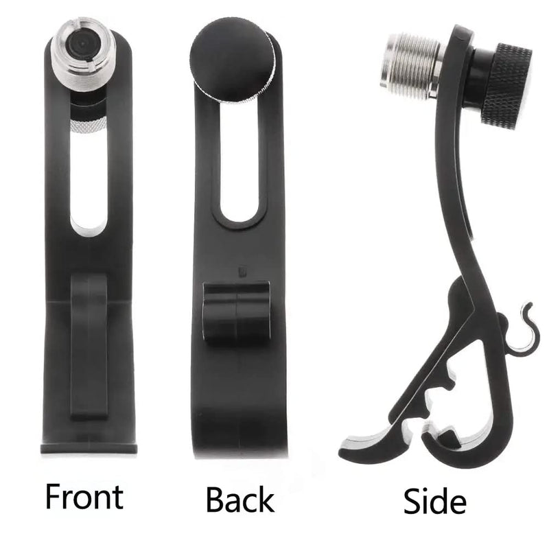 Drum Microphone Clip, 4Pcs Microphone Drum Mount, Drum Rim Mic Clips, Drum Microphone Clamp, Shockproof Drum Microphone Securing Clip Musical Instrument Supplies