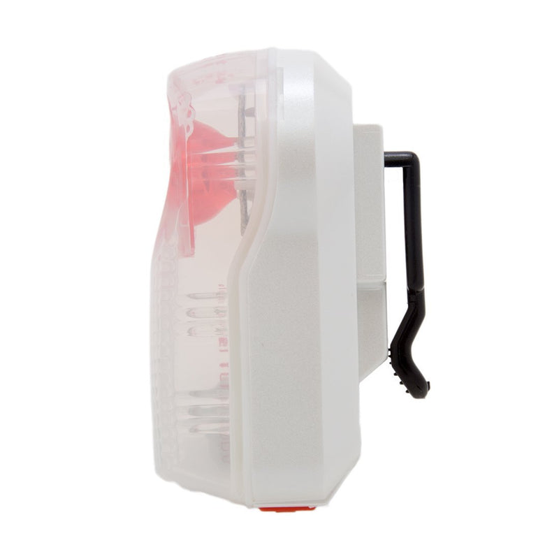 Planet Bike Superflash Turbo Bike Tail Rear Light, Two Modes, Multiple Mounting Options, Works with Joggers and Scooters, Battery Operated with 100 Hour Run Time