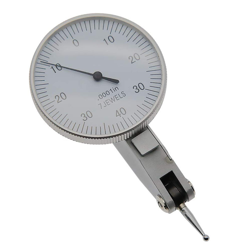 AMTAST Dial Test Indicator 7 Jewels Dial Indicator Gauge Range 0.008’’ Graduation 0.0001’’ 0-40-0 Scale Range 0.008’’ Graduation 0.0001’’