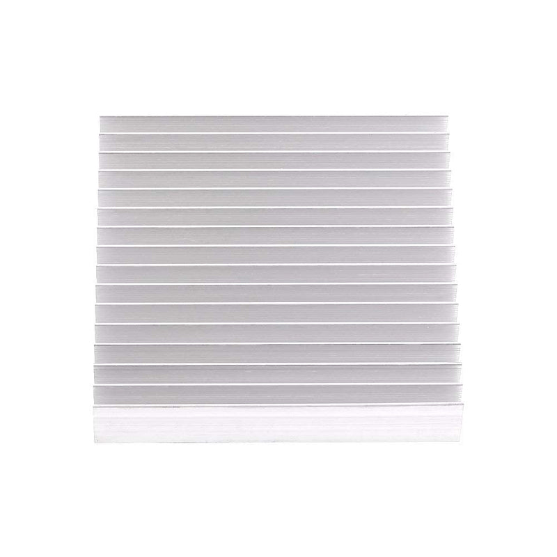 Aluminum heatsink, 100 * 100 * 18mm heatsink self-adhesive mini heatsink 1 piece heatsink good thermal conductivity heatsink cooling fin CPU cooler PC cooler