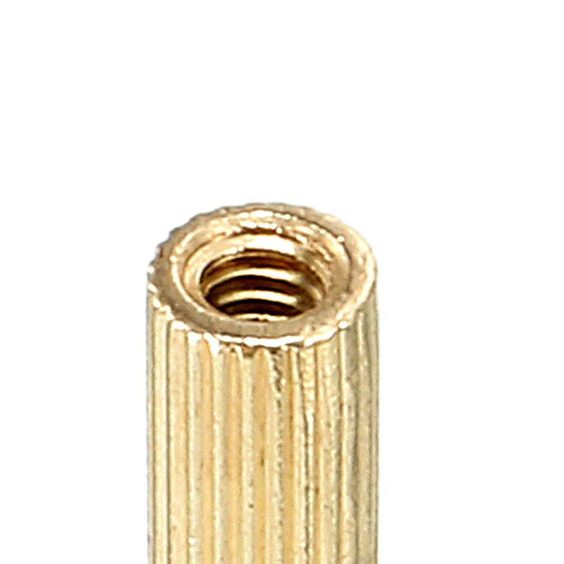 uxcell 100pcs M2 8+4mm Female Male Thread Brass Round Standoff Spacer Screw PCB Pillar