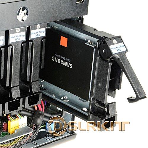 DSLRKIT 2.5" SSD to 3.5" SATA Hard Disk Drive HDD Adapter Caddy Tray CAGE Hot Swap Plug