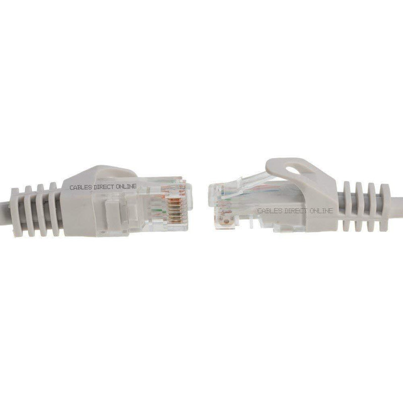 Cables Direct Online Snagless Cat5e Ethernet Network Patch Cable Gray 50 Feet 50ft