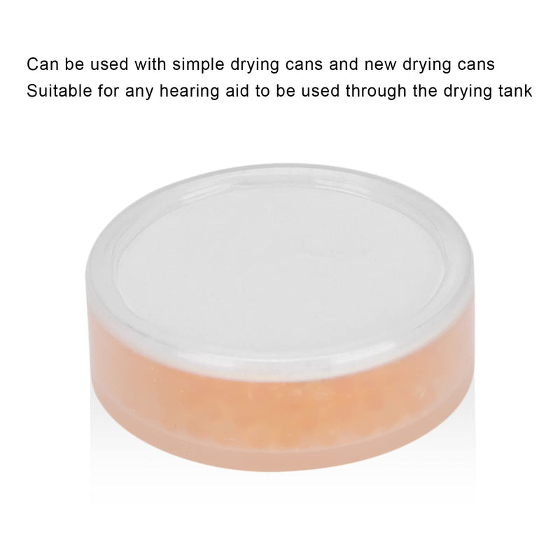 Hearing Aid Desiccant, Hearing Aid Drying Cake Cochlear Implant Accessories Orange Desiccant Hearing Aid Dryer Bricks Hearing Aids Drying Dry Aid Kit - Protection Against Moisture Damage for Hearing