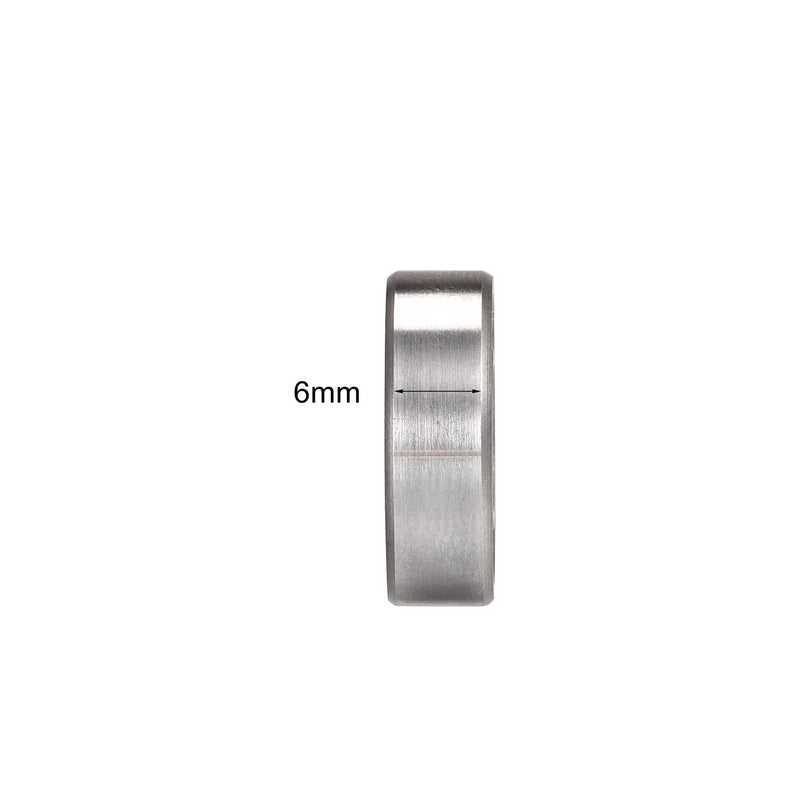 uxcell S698-2RS Stainless Steel Ball Bearing 8x19x6mm Double Sealed Bearings 2pcs 2