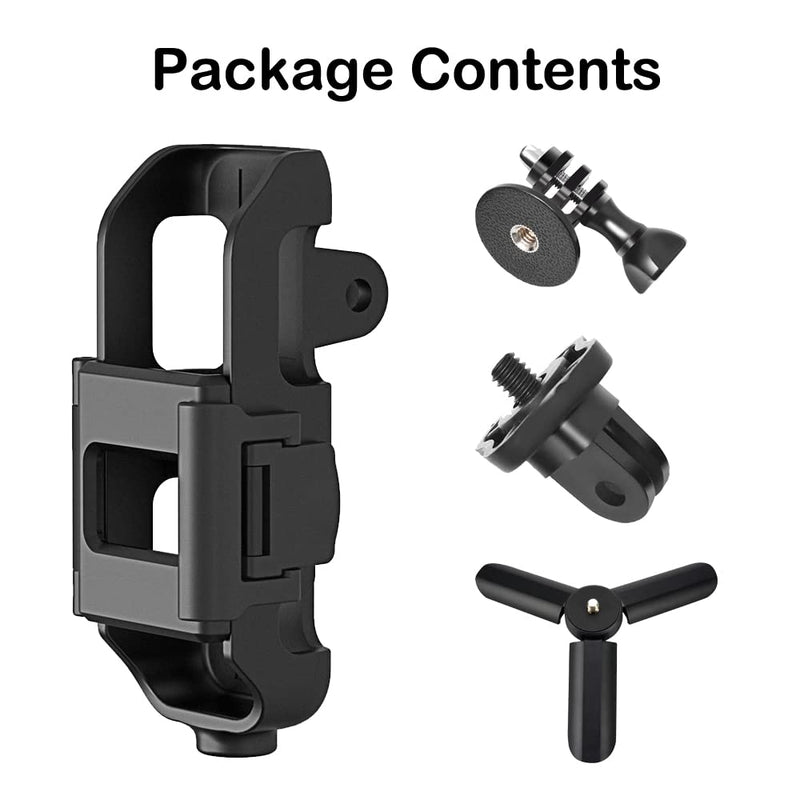 JORIXXY 4 in 1 Tripod and Action GoPro Mount Stand Bracket for DJI Osmo Pocket for DJI Pocket 2, Action Cam Mount with Tripod Mount and Screw