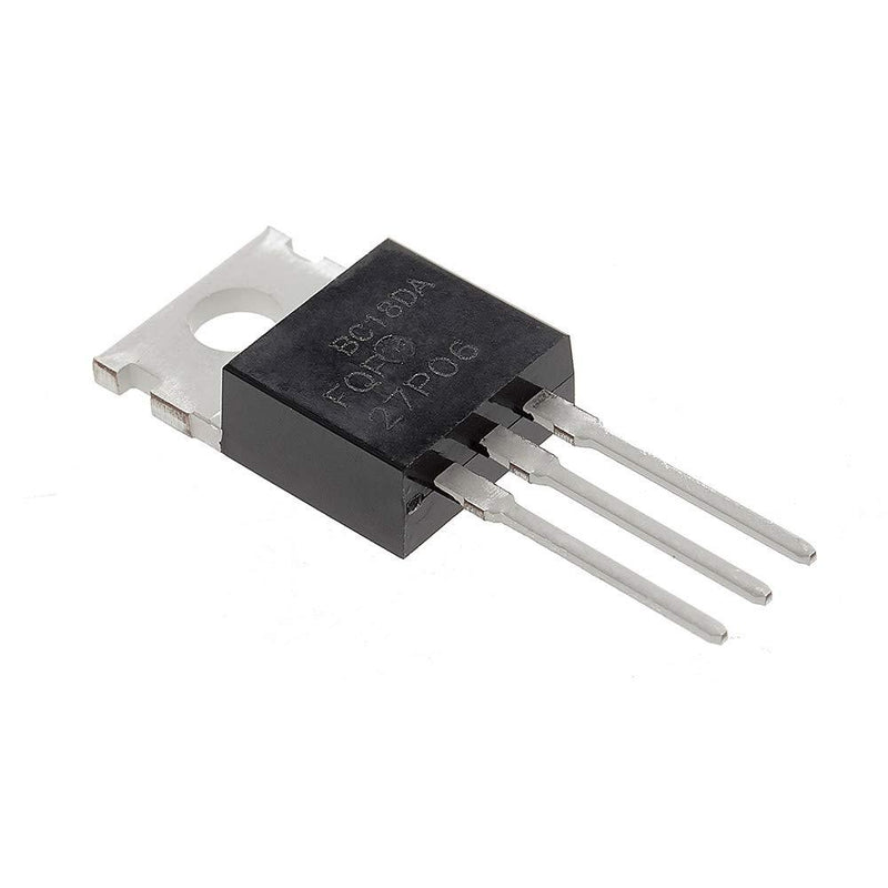 Bridgold 10pcs FQP27P06 27P06 P-Channel MOSFET, 60V, 27A, TO-220,3-Pin