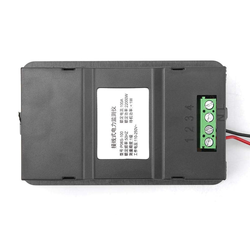Multimeter, 6 in 1 Home Digital LCD Meter Power Monitor Panel Ammeter Digital Voltmeter Power Meter with Mutual Inductor