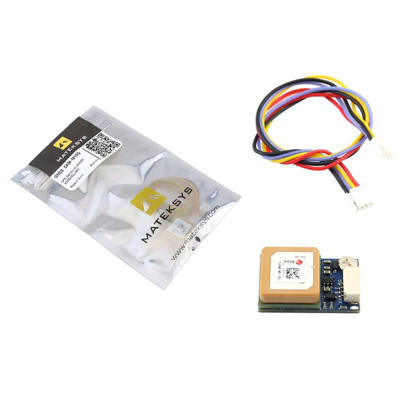Matek SAM-M10Q GNSS Module,GNSS ublox SAM-M10Q Supports Concurrent Reception of Four GNSS (GPS, GLONASS, Galileo, and BeiDou) for RC Multirotor FPV Racing Drone …