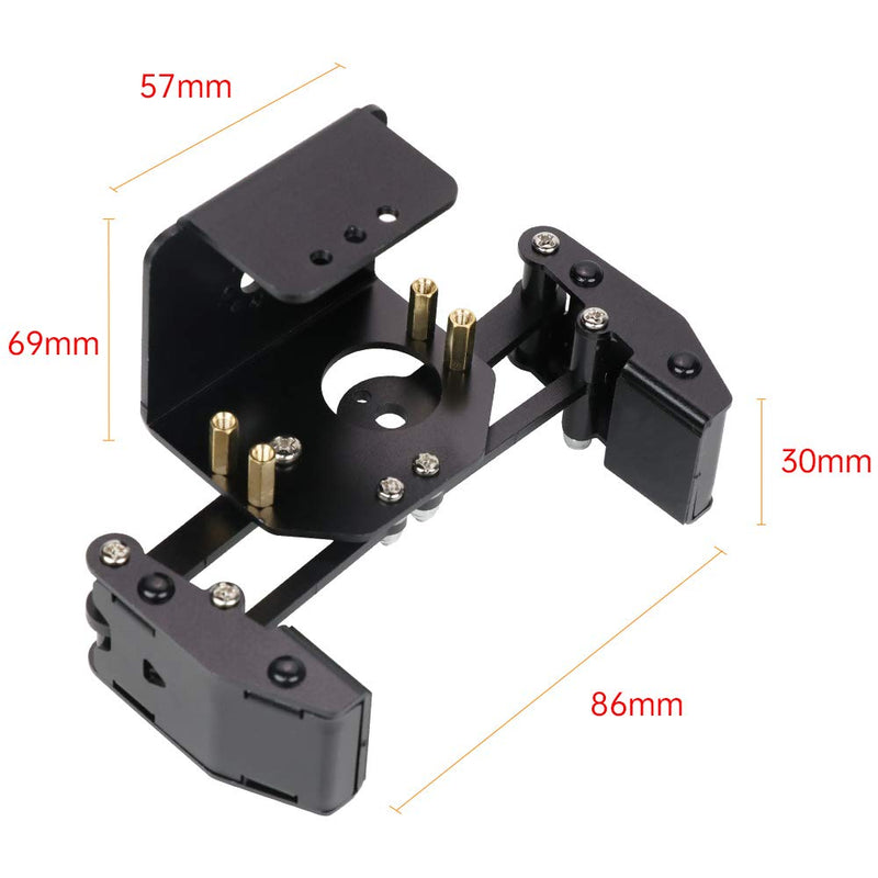 LewanSoul Mechanical Claw BigClaw Robot Gripper with 335MG Servo (Without Servo) without Servo