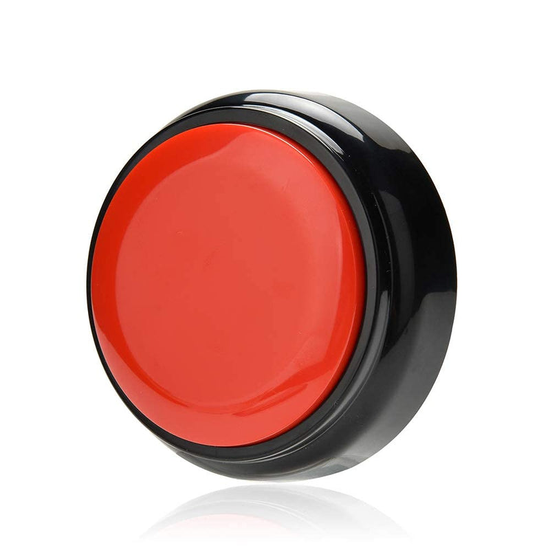 Netual Recordable Easy Button Sound Button Voice Recorder Talking Button 30 Second Custom Recordable Talking Button for Dogs to Communicate