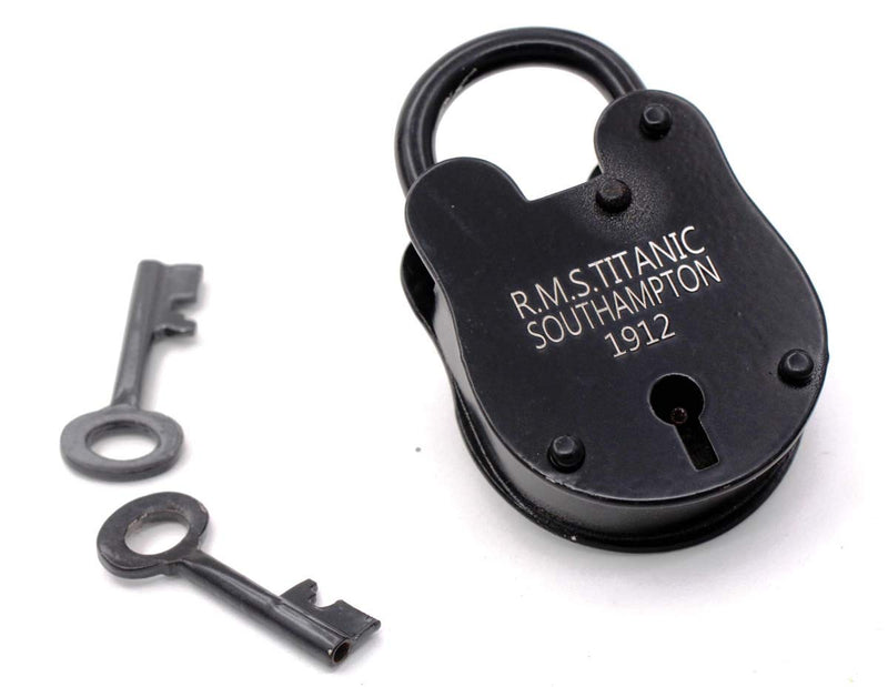 RII RMS Titanic Model Padlock Antique Style Padlock (Small) Small