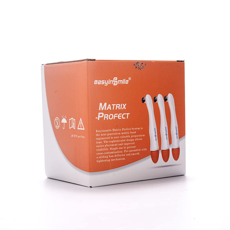 SNAWOP Dental Matrix Bands 10PCS Preformed Standard/Curved Matrices for Teeth Restoration 4.5MM/6MM (4.5MM Standard) 4.5MM Standard