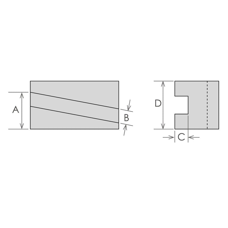 HHIP 3900-5467 OXA-7 4-Degree Parting Blade Holder 1/2" (250-007)