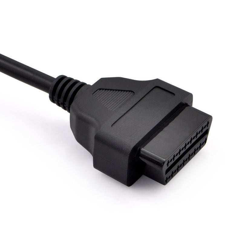 iKKEGOL 5ft 150cm 1.5M OBD-II OBD2 16 Pin Auto Car Male to Female Extension Cable Diagnostic Extender Cord Adapter