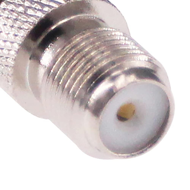RFaha 5pcs RP-SMA Male to F Female RF Coax Adapter RPSMA to F Type Coaxial Connector Adapter(F20-5)