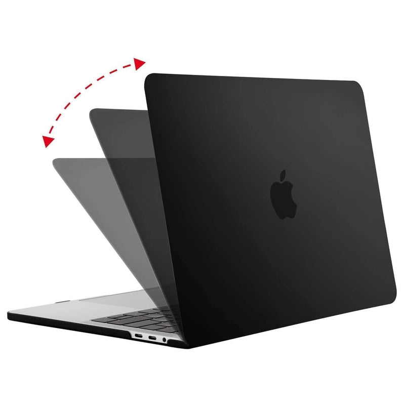 MOSISO Compatible with MacBook Pro 13 inch Case 2020-2016 Release A2338 M1 A2289 A2251 A2159 A1989 A1706 A1708 with/Without Touch Bar, Protective Plastic Hard Shell Case Cover, Matte Black