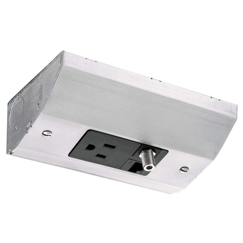 Bryant Electric RU200SS tradeSELECT Under Cabinet/Counter Power Distribution Box, GFCI Fit, Stainless Steel GFCI Fit Box