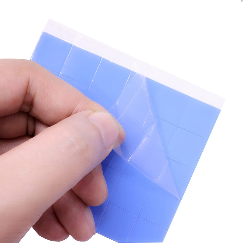 SIXQJZML 30Pcs 15x15x1mm Soft Silicone Thermal Conductive Pads Heatsink IC Chipset Northbridge for CPU GPU Heatsink 15mmx15mm